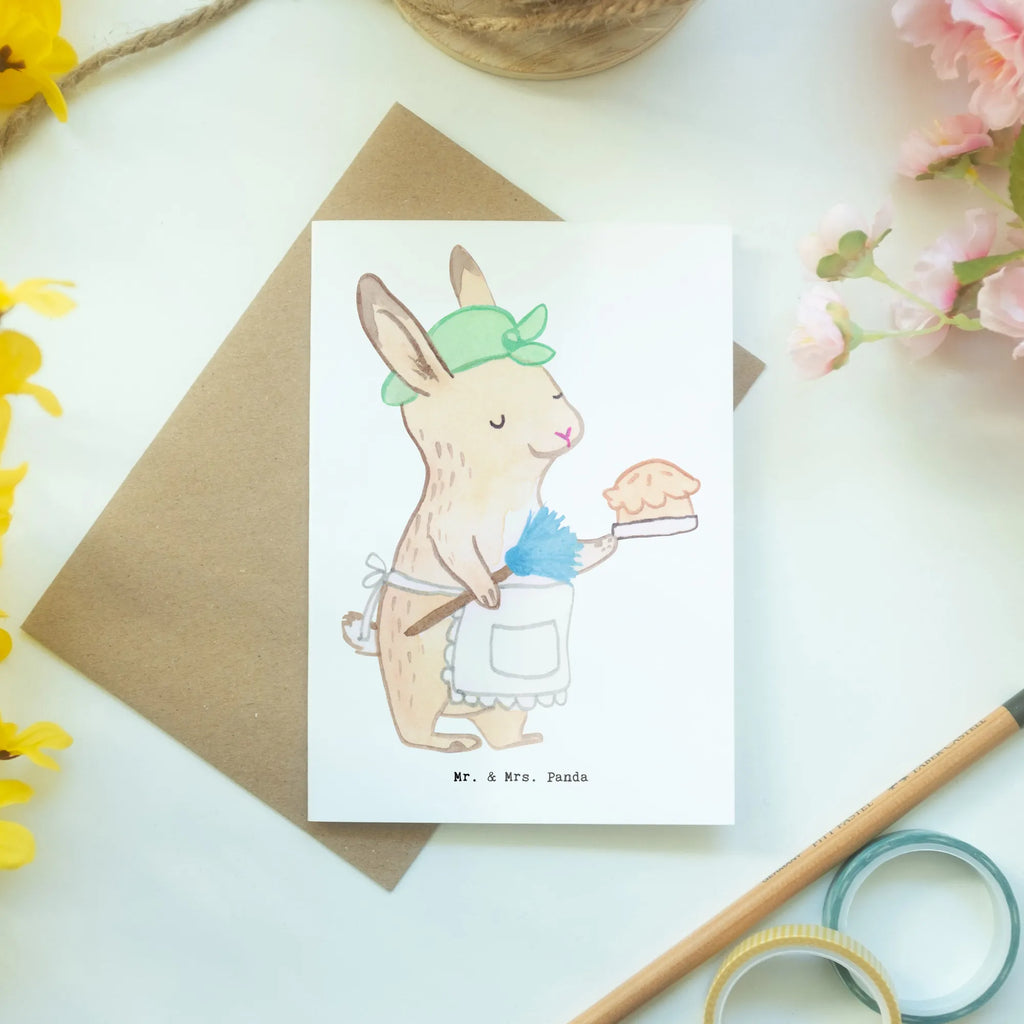 Greetings card household helper Heart Karte, Klappkarte, Einladungskarte, Hochzeitskarte, Glückwunschkarte, Grußkarte, Geburtstagskarte, Ansichtskarten, Beruf, Ausbildung, Jubiläum, Abschied, Rente, Kollege, Kollegin, Geschenk, Schenken, Arbeitskollege, Mitarbeiter, Firma, Danke, Dankeschön, Haushaltshilfe, Putzfrau, Reinigungskraft