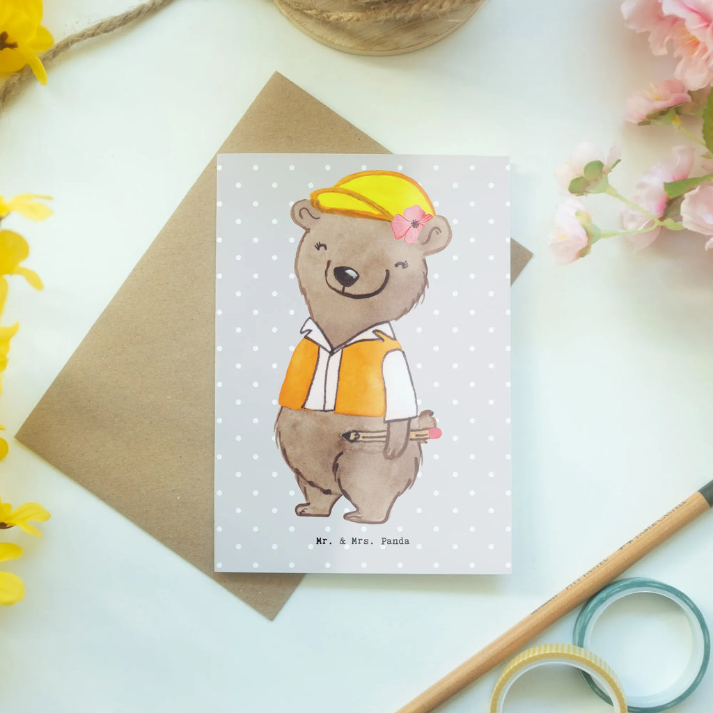 Greetings card Civil Engineer Heart birthday card, greeting card, folding card, invitation card, wedding card, gift, gift idea, best, farewell gift, passing exam, anniversary, retirement, promotion, job start, sayings, funny, profession