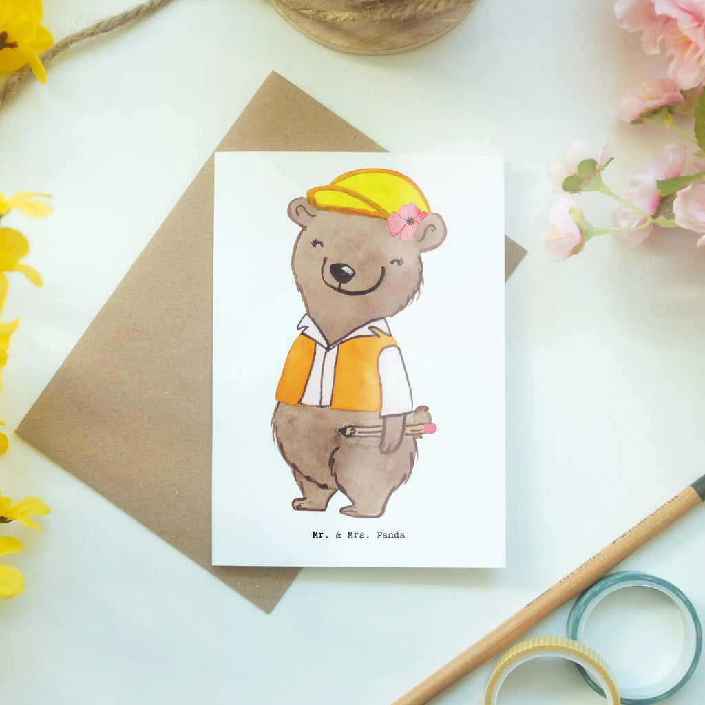 Greetings card Civil Engineer Heart birthday card, greeting card, folding card, invitation card, wedding card, gift, gift idea, best, farewell gift, passing exam, anniversary, retirement, promotion, job start, sayings, funny, profession