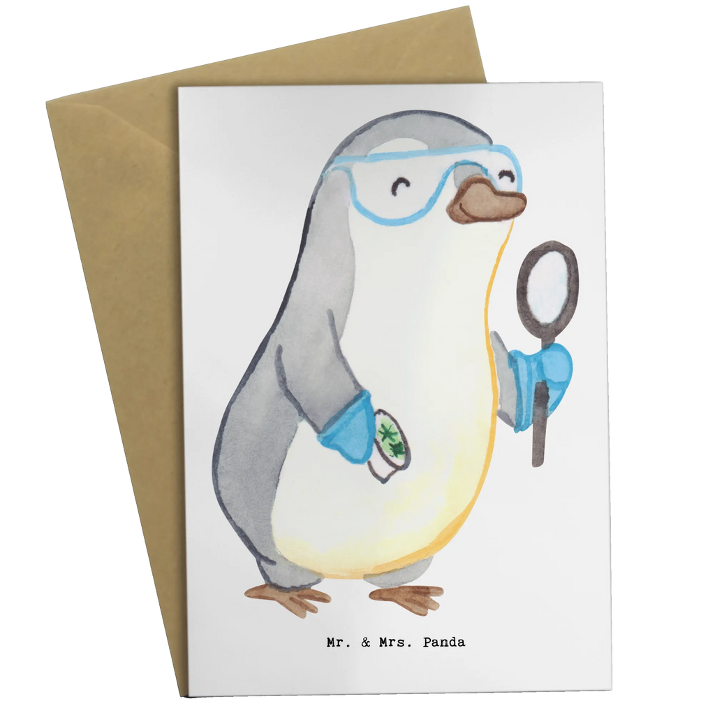 Greetings card biologist Heart invitation card, greeting card, folding card, birthday card, wedding card, gift, gift idea, best, farewell gift, passing exam, anniversary, retirement, promotion, job start, sayings, funny, profession