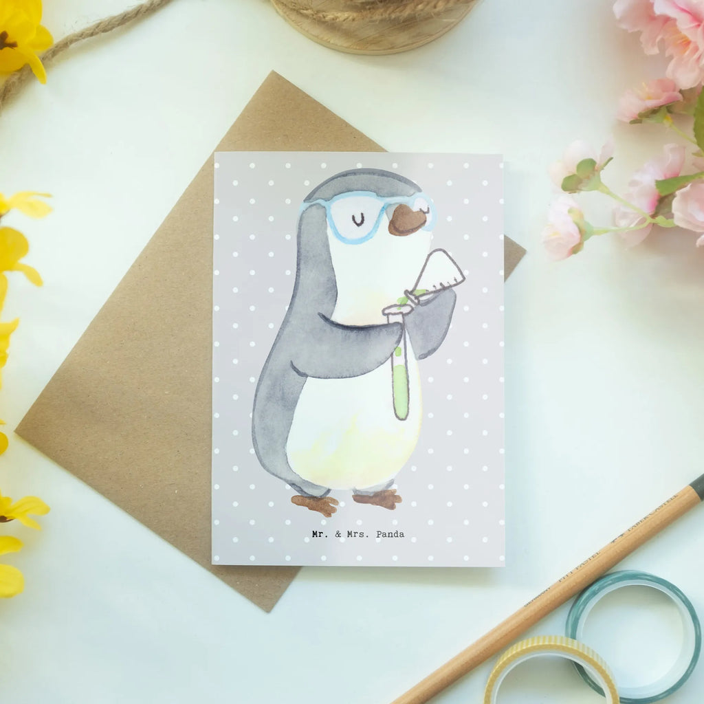 Greetings card Chemical Laboratory Technician Heart wedding card, folding card, greeting card, birthday card, invitation card, gift, gift idea, best, farewell gift, passing exam, anniversary, retirement, promotion, job start, sayings, funny, profession