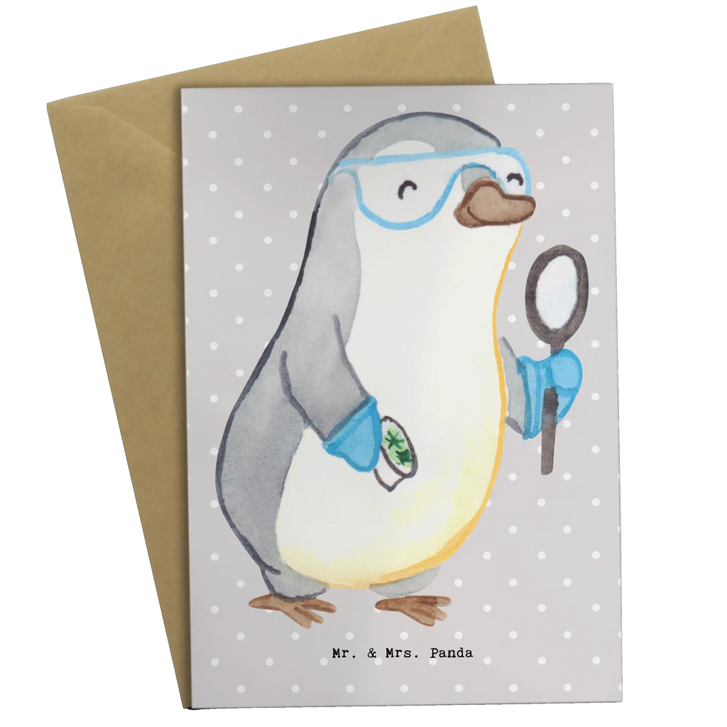 Greetings card Microbiologist heart folding card, greeting card, wedding card, birthday card, invitation card, gift, gift idea, best, farewell gift, passing exam, anniversary, retirement, promotion, job start, sayings, funny, profession