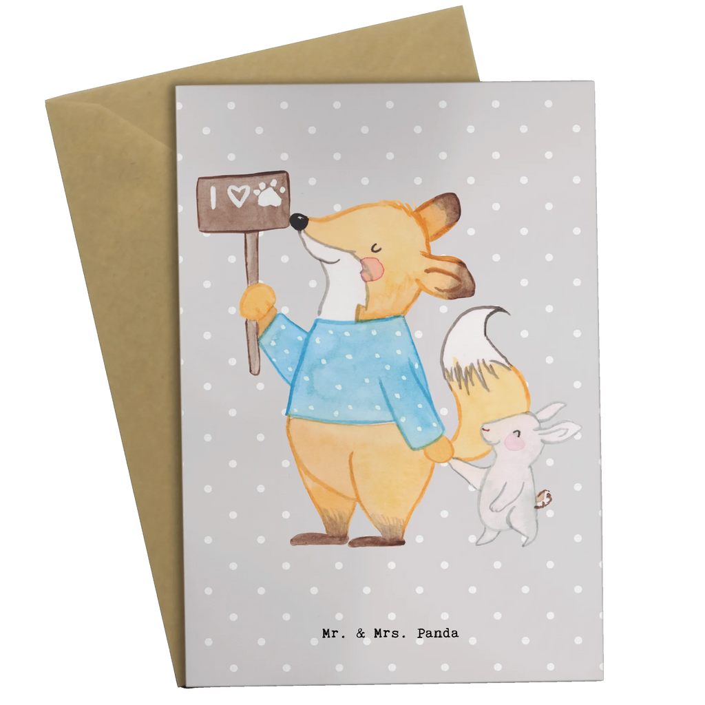 Greetings card Animal Protector heart invitation card, greeting card, wedding card, folding card, birthday card, gift, gift idea, best, farewell gift, passing exam, anniversary, retirement, promotion, job start, sayings, funny, profession
