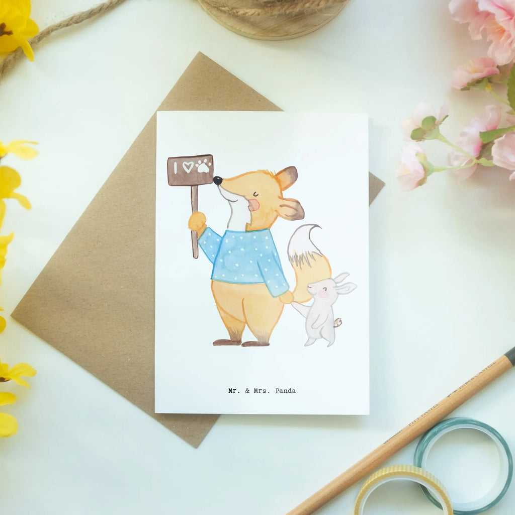 Greetings card Animal Protector heart invitation card, greeting card, wedding card, folding card, birthday card, gift, gift idea, best, farewell gift, passing exam, anniversary, retirement, promotion, job start, sayings, funny, profession