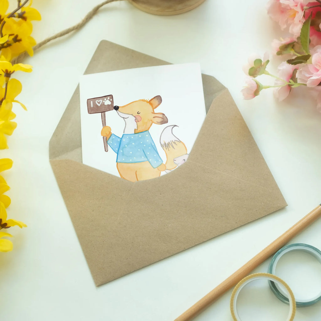 Greetings card Animal Protector heart invitation card, greeting card, wedding card, folding card, birthday card, gift, gift idea, best, farewell gift, passing exam, anniversary, retirement, promotion, job start, sayings, funny, profession