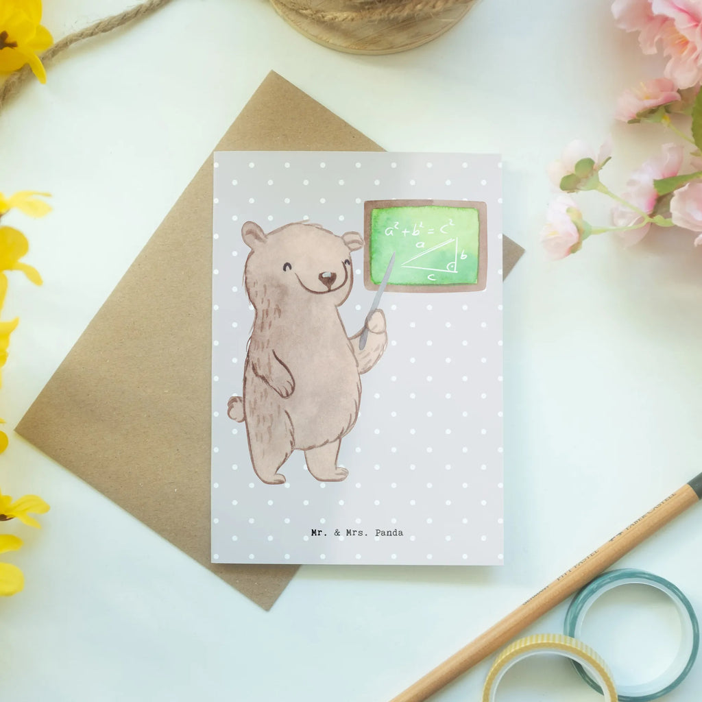 Greetings card mathematician heart greeting card, invitation card, birthday card, folding card, wedding card, gift, gift idea, best, farewell gift, passing exam, anniversary, retirement, promotion, job start, sayings, funny, profession