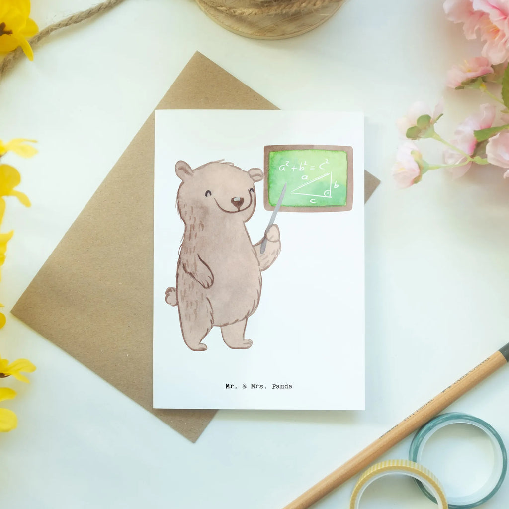 Greetings card mathematician heart greeting card, invitation card, birthday card, folding card, wedding card, gift, gift idea, best, farewell gift, passing exam, anniversary, retirement, promotion, job start, sayings, funny, profession