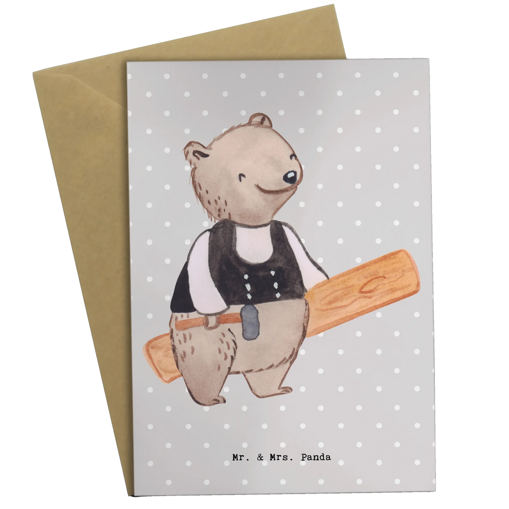 Greetings card Carpenter Heart folding card, greeting card, wedding card, invitation card, birthday card, gift, gift idea, best, farewell gift, passing exam, anniversary, retirement, promotion, job start, sayings, funny, profession