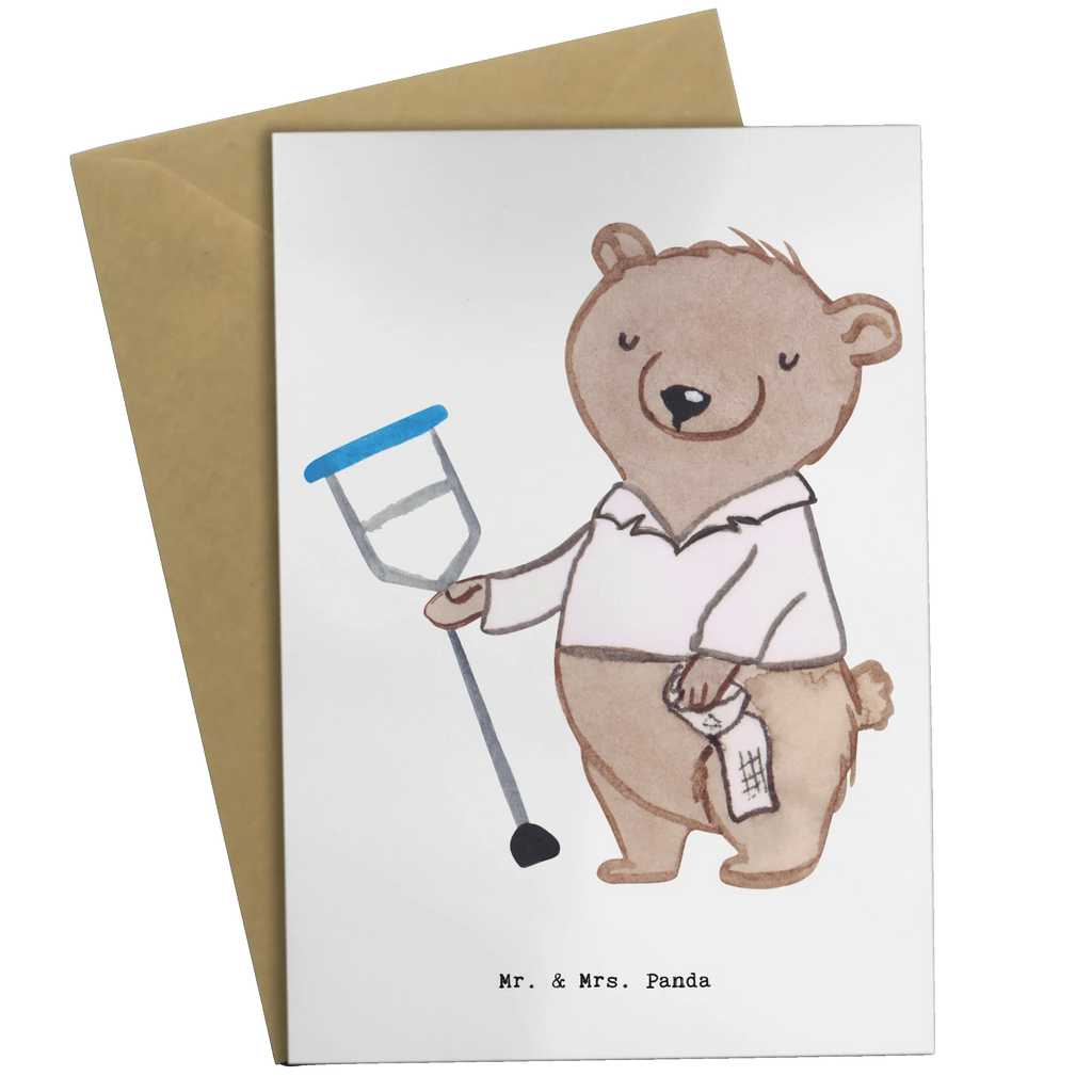 Greetings card Orthopedist Heart greeting card, folding card, invitation card, birthday card, wedding card, gift, gift idea, best, farewell gift, passing exam, anniversary, retirement, promotion, job start, sayings, funny, profession
