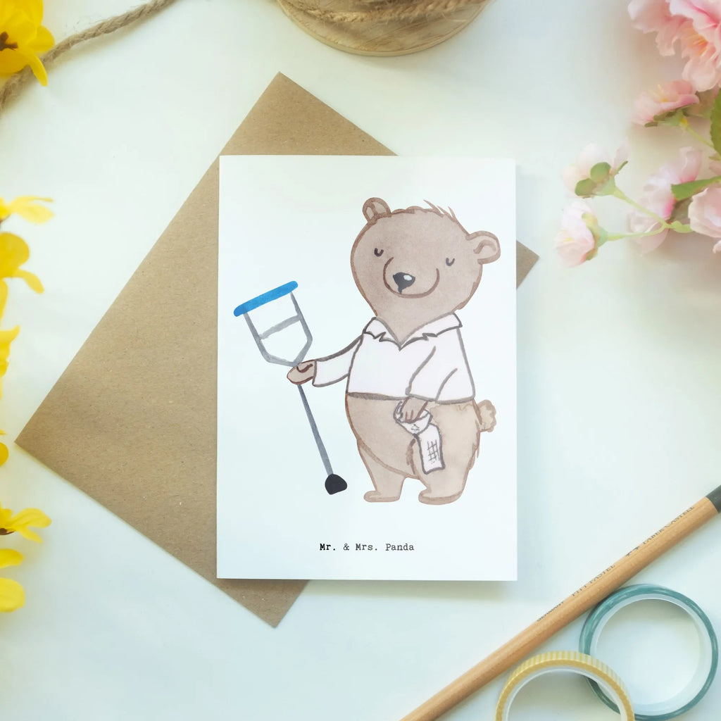 Greetings card Orthopedist Heart greeting card, folding card, invitation card, birthday card, wedding card, gift, gift idea, best, farewell gift, passing exam, anniversary, retirement, promotion, job start, sayings, funny, profession