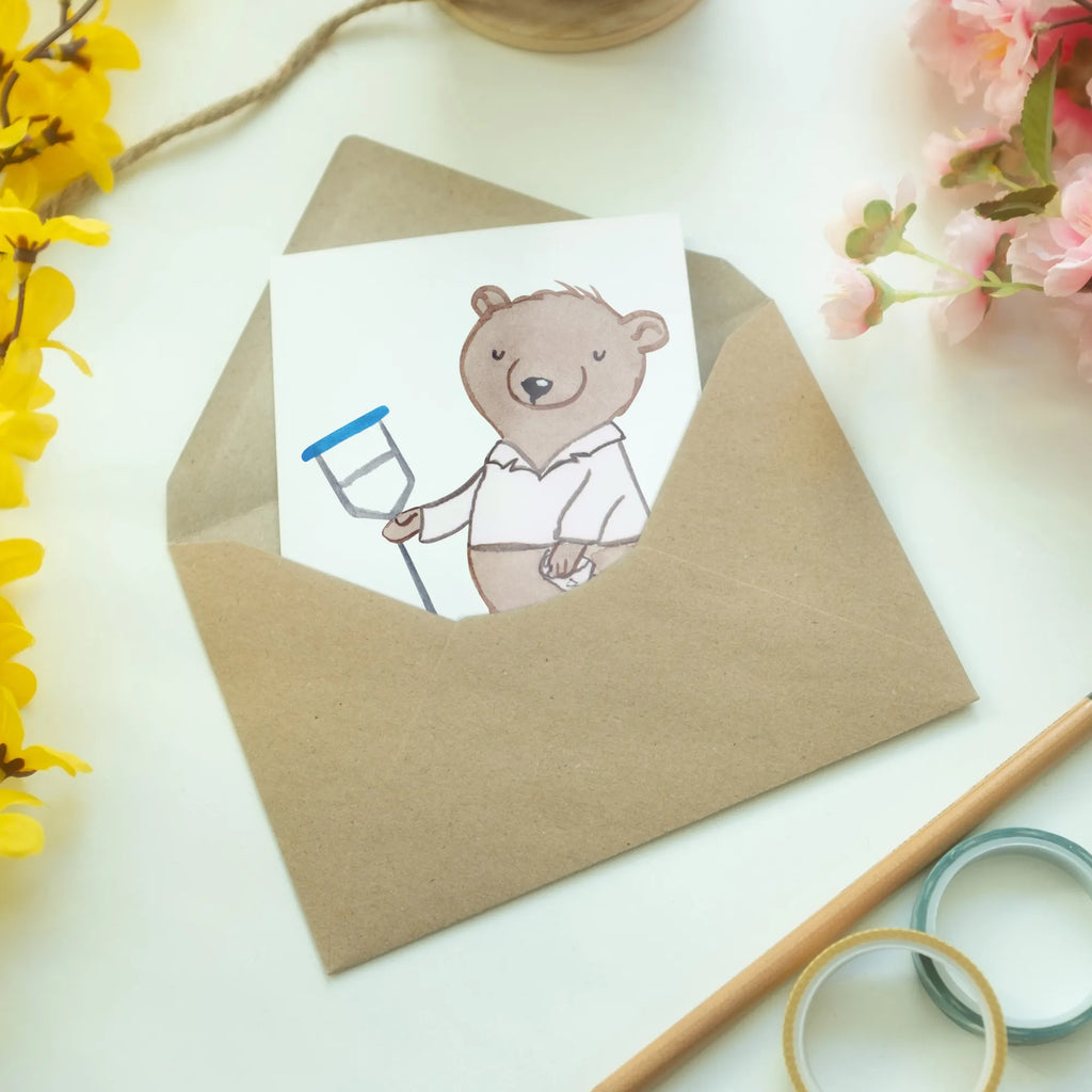 Greetings card Orthopedist Heart greeting card, folding card, invitation card, birthday card, wedding card, gift, gift idea, best, farewell gift, passing exam, anniversary, retirement, promotion, job start, sayings, funny, profession