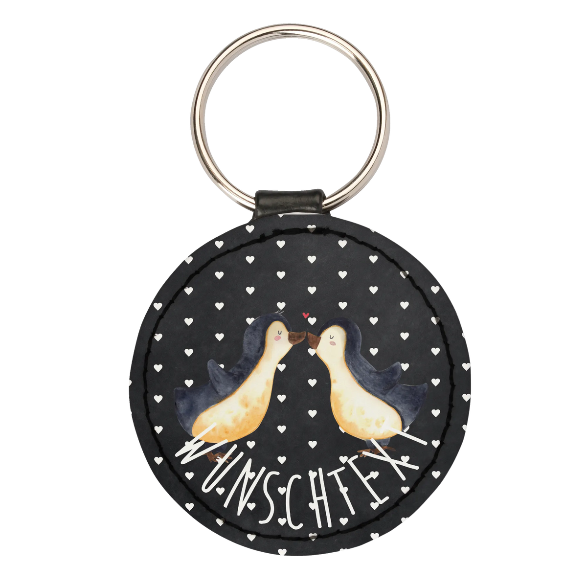 Personalizowany brelok do kluczy Pingwin Miłość Miłość, przyjaciel, przyjaciółka, mąż, żona, wesele, zaręczyny, prośba o rękę, prezent miłosny, rocznica, dzień ślubu