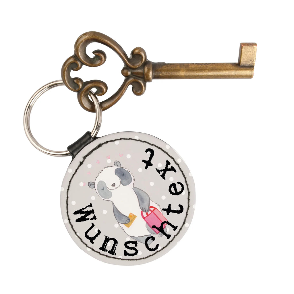 Personalizowany brelok do kluczy Panda Zakupy Prezent, Sport, Dyscyplina sportowa, Hobby, Darować, Dziękuję, Dzięki, Wyróżnienie, Wygrana, Sportowiec