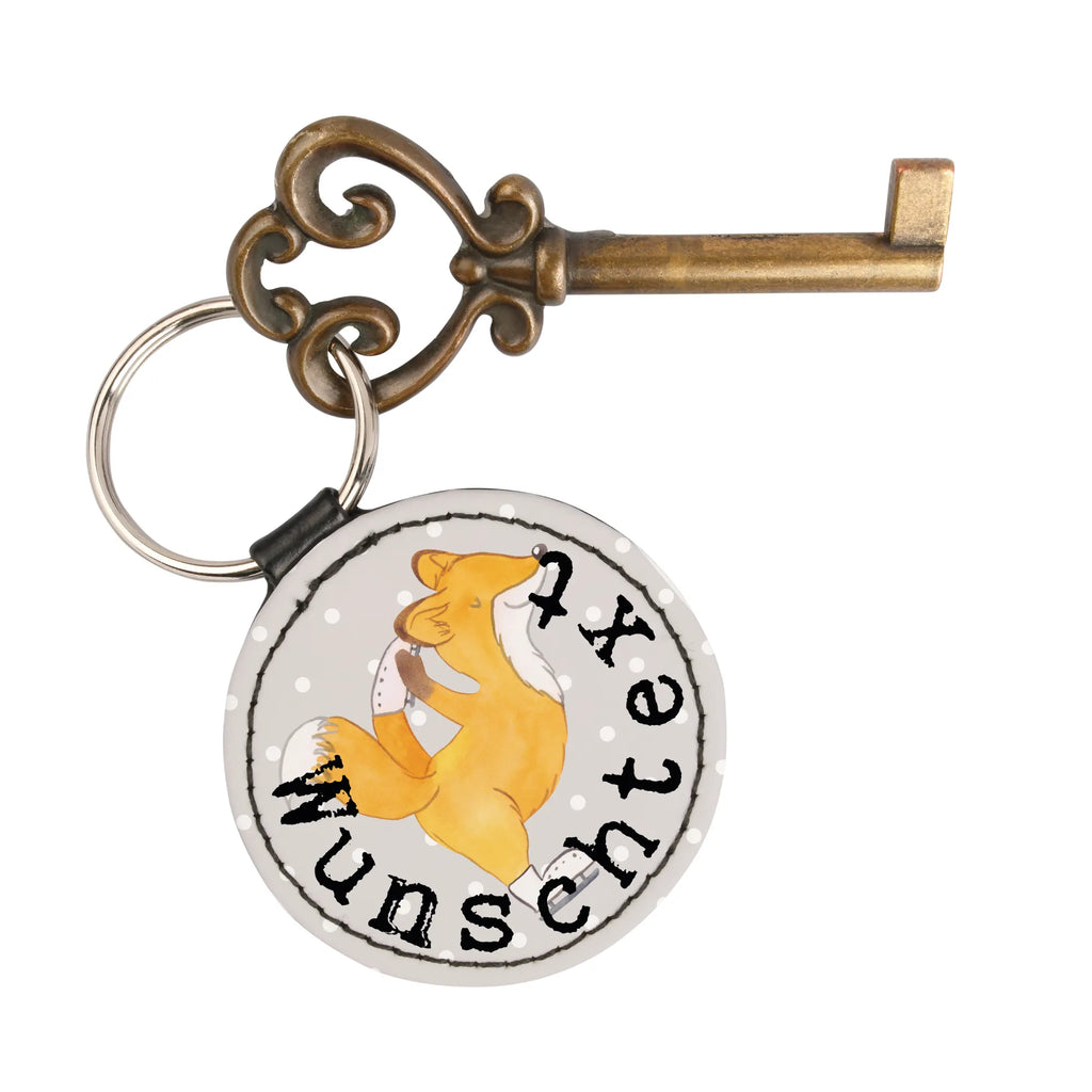 Personalizowany brelok do kluczy lis Łyżwiarz figurowy Prezent, Sport, Dyscyplina sportowa, Hobby, Darować, Dziękuję, Dzięki, Wyróżnienie, Wygrana, Sportowiec