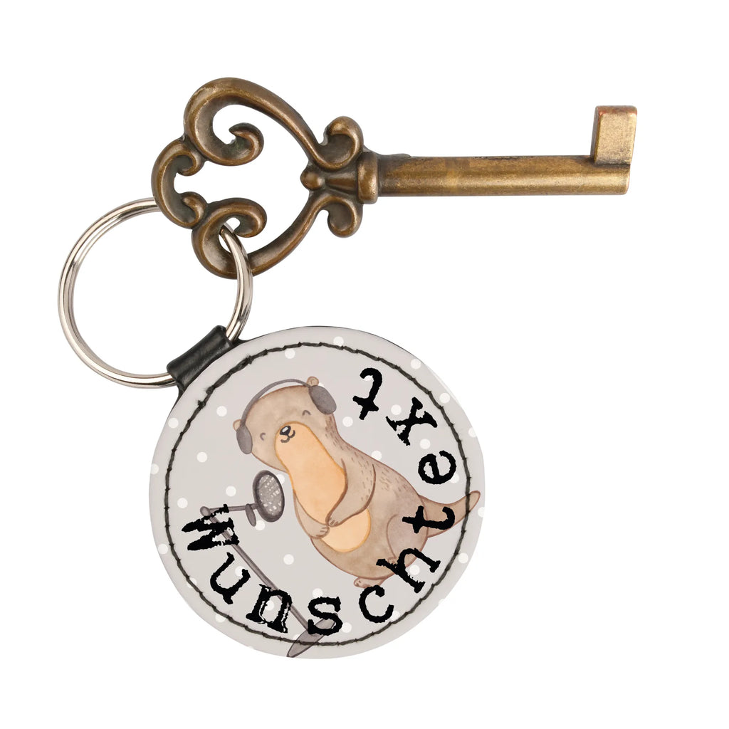 Personalizowany brelok do kluczy wydra Nagraj podcast Prezent, Sport, Dyscyplina sportowa, Hobby, Darować, Dziękuję, Dzięki, Wyróżnienie, Wygrana, Sportowiec