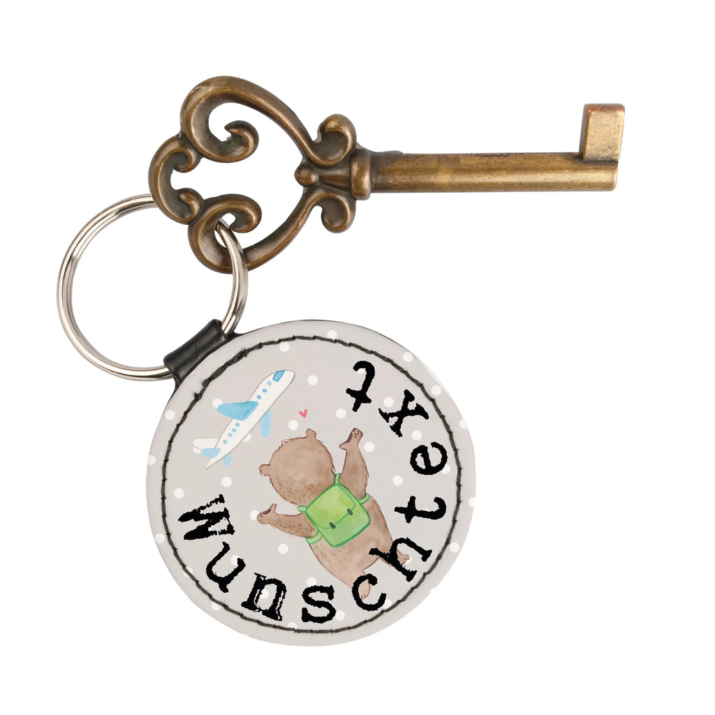 Personalizowany brelok do kluczy niedźwiedź Podróże Prezent, Sport, Dyscyplina sportowa, Hobby, Darować, Dziękuję, Dzięki, Wyróżnienie, Wygrana, Sportowiec