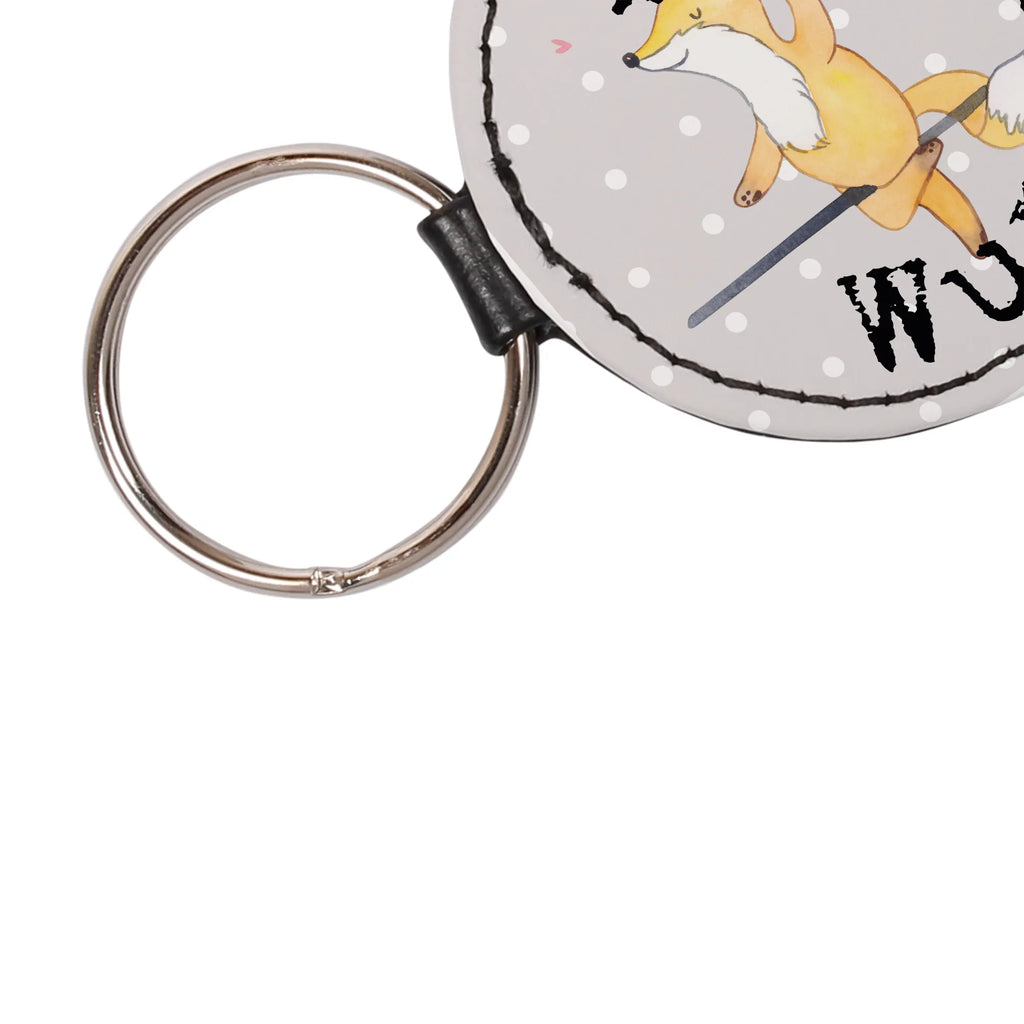 Personalised key ring Fox Pole Dance Gift, sport, hobby, giving, thank you, award, profit, athlete, Pole dancing, dancing