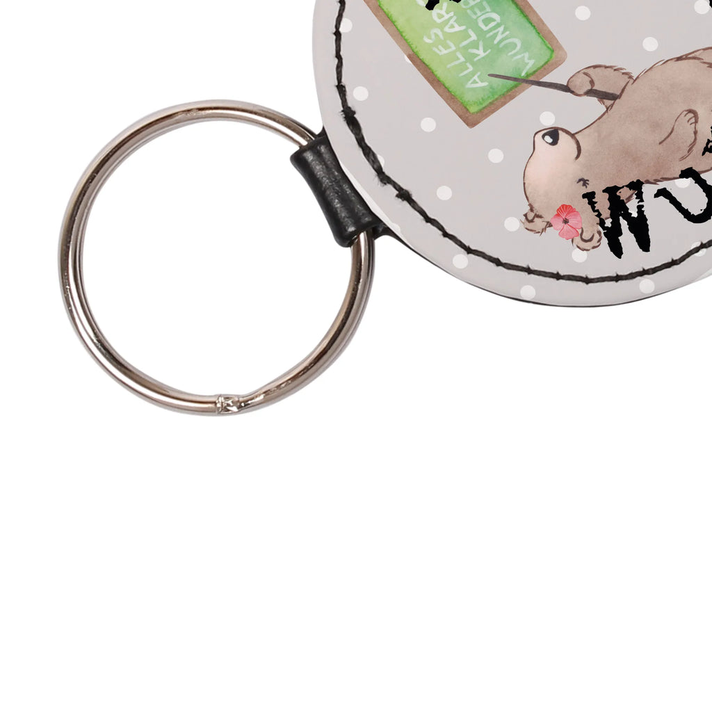 Personalizowany brelok do kluczy nauczycielka wiedzy o otaczającym świecie serce Zawód, Wykształcenie, Jubileusz, Pożegnanie, Emerytura, Kolega, Koleżanka, Prezent, Dawać, Pracownik, Współpracownik, Firma, Dziękuję, Dziękuję bardzo