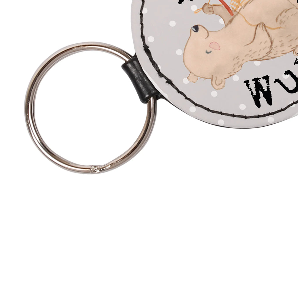 Personalizowany brelok do kluczy niedźwiedź makrama Prezent, Sport, Dyscyplina sportowa, Hobby, Darować, Dziękuję, Dzięki, Wyróżnienie, Wygrana, Sportowiec