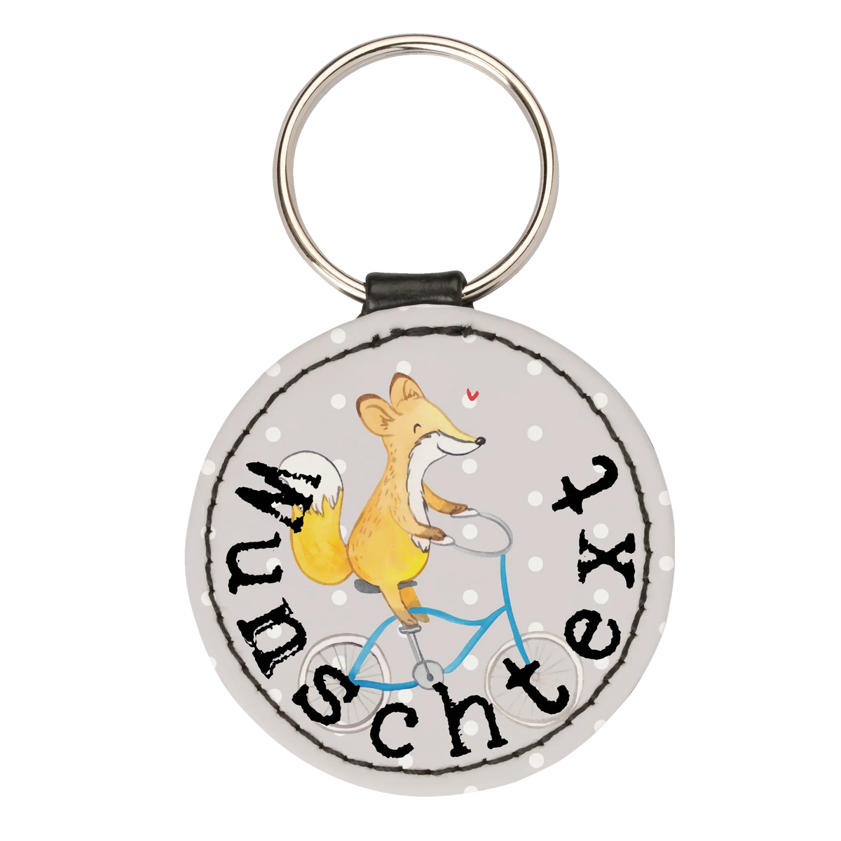 Personalised key ring Fox cycle Gift, giving, thank you, award, profit, athlete, cycling, mountain biking, Biking