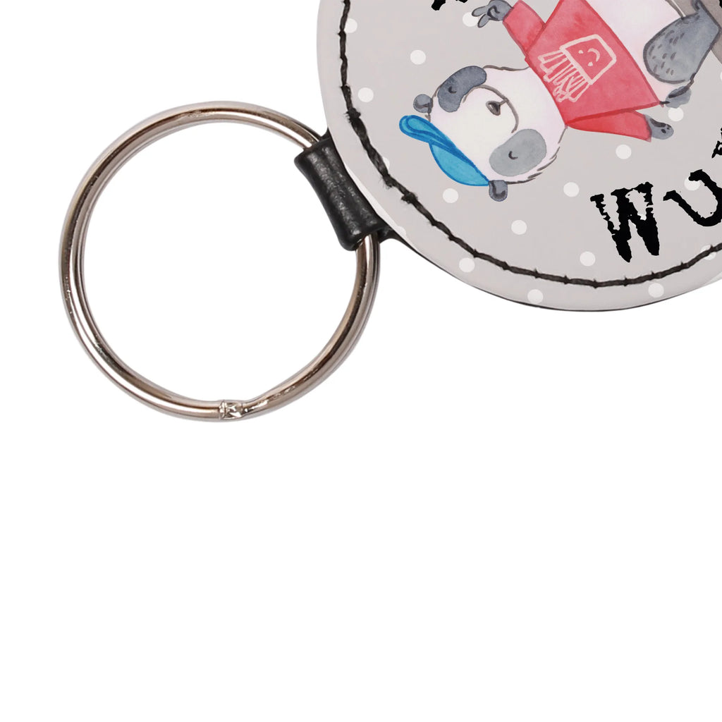 Personalizowany brelok do kluczy Panda Jazda na longboardzie Prezent, Sport, Dyscyplina sportowa, Hobby, Darować, Dziękuję, Dzięki, Wyróżnienie, Wygrana, Sportowiec