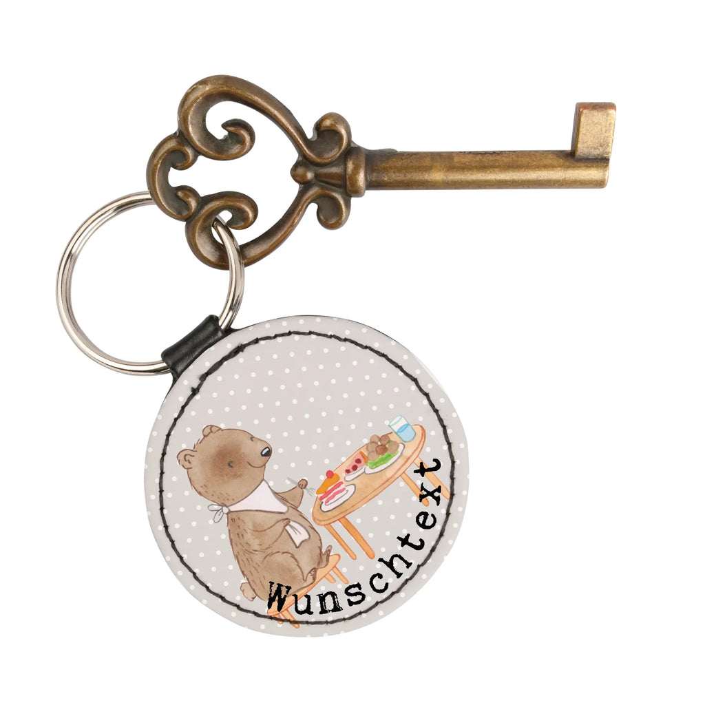Personalizowany brelok do kluczy niedźwiedź Jedzenie na mieście Prezent, Sport, Dyscyplina sportowa, Hobby, Darować, Dziękuję, Dzięki, Wyróżnienie, Wygrana, Sportowiec