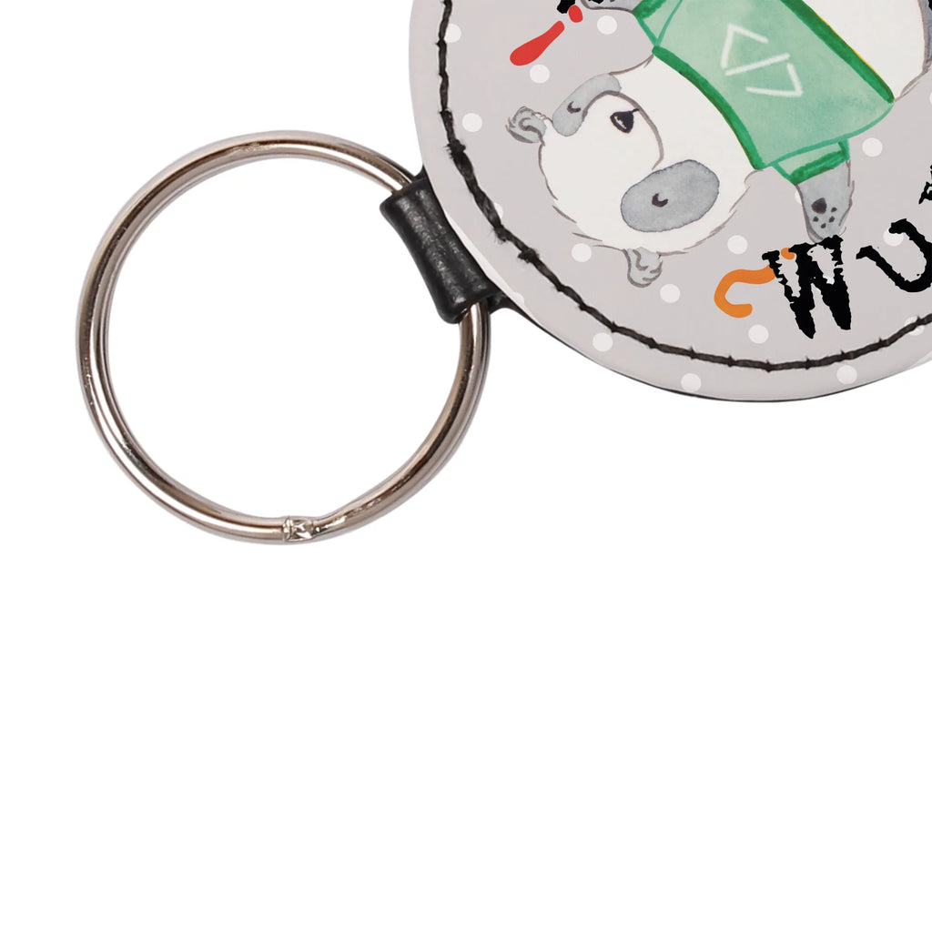 Personalizowany brelok do kluczy Przygoda programisty pandy Zawód, Wykształcenie, Jubileusz, Pożegnanie, Emerytura, Kolega, Koleżanka, Prezent, Dawać, Pracownik, Współpracownik, Firma, Dziękuję, Dziękuję bardzo