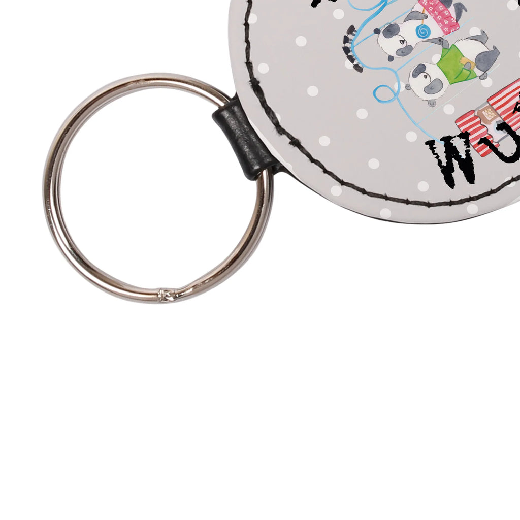 Personalised key ring pandas visit amusement park Gift, sport, hobby, giving, thank you, award, profit, athlete, Visit an amusement park, ride a roller coaster