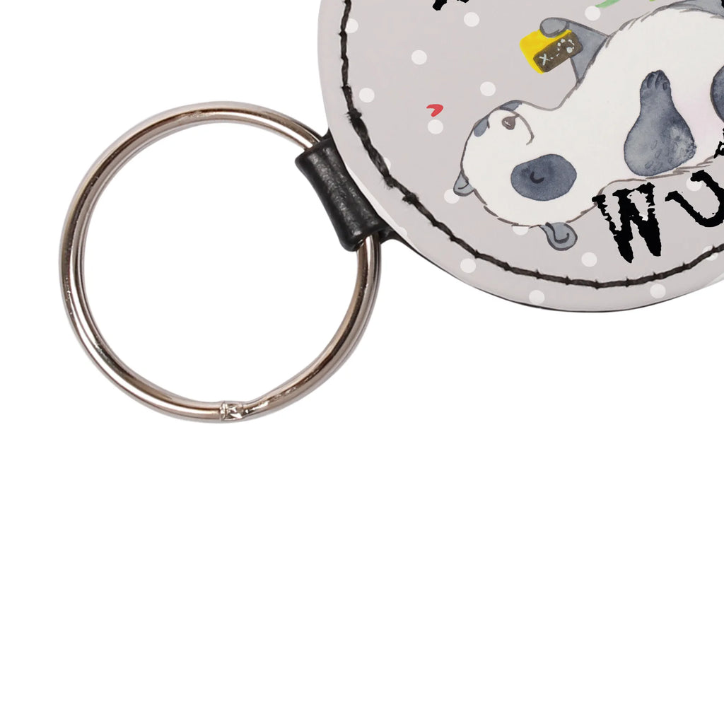 Personalised key ring panda geocaching Gift, sport, hobby, giving, thank you, award, profit, athlete, Geocaching, open caching, treasure hunts, GPS scavenger hunts