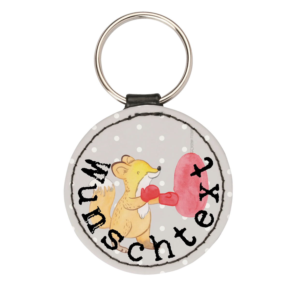 Personalised key ring Fox boxing Gift, sport, hobby, giving, thank you, award, profit, athlete, boxing training, boxing, boxing match