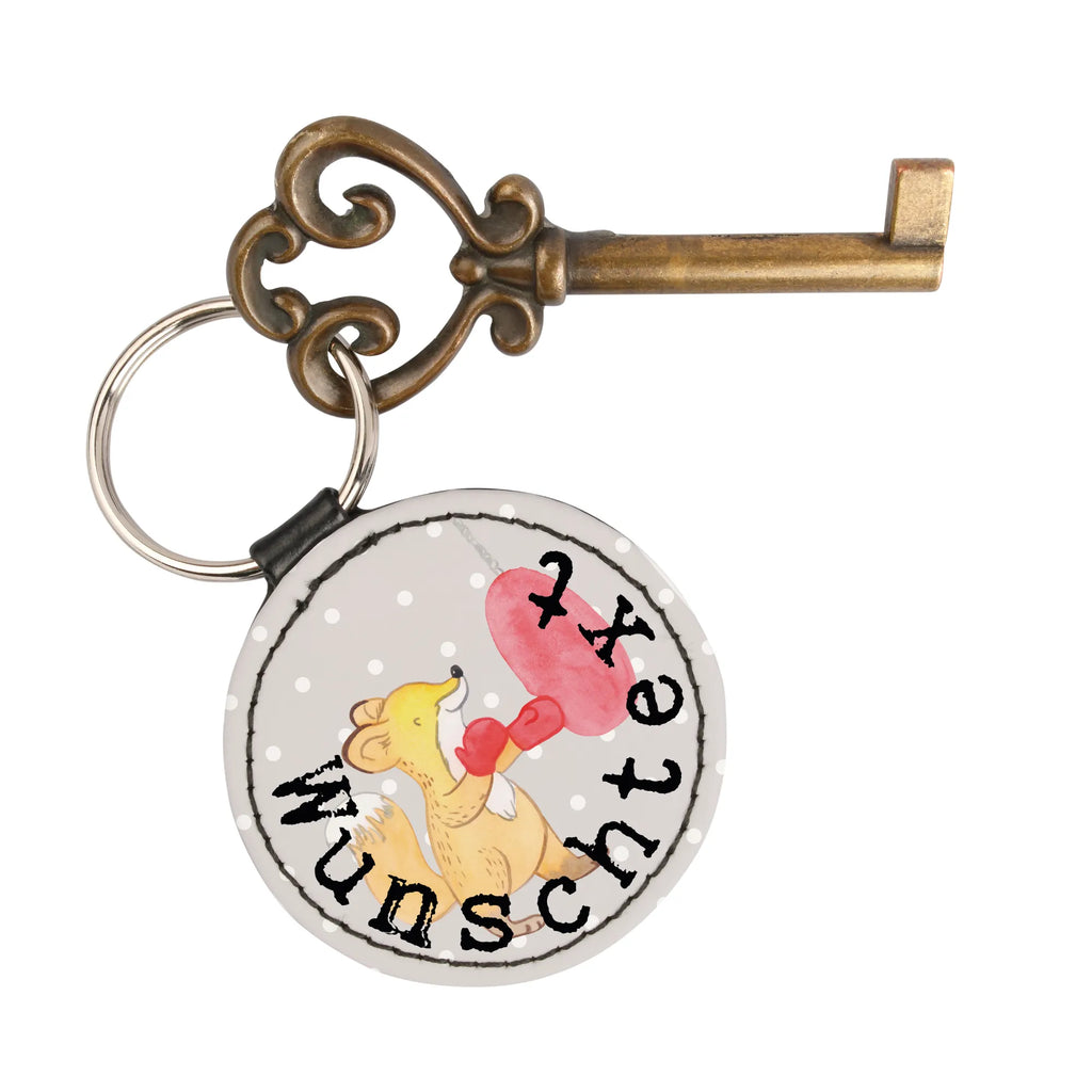 Personalised key ring Fox boxing Gift, sport, hobby, giving, thank you, award, profit, athlete, boxing training, boxing, boxing match