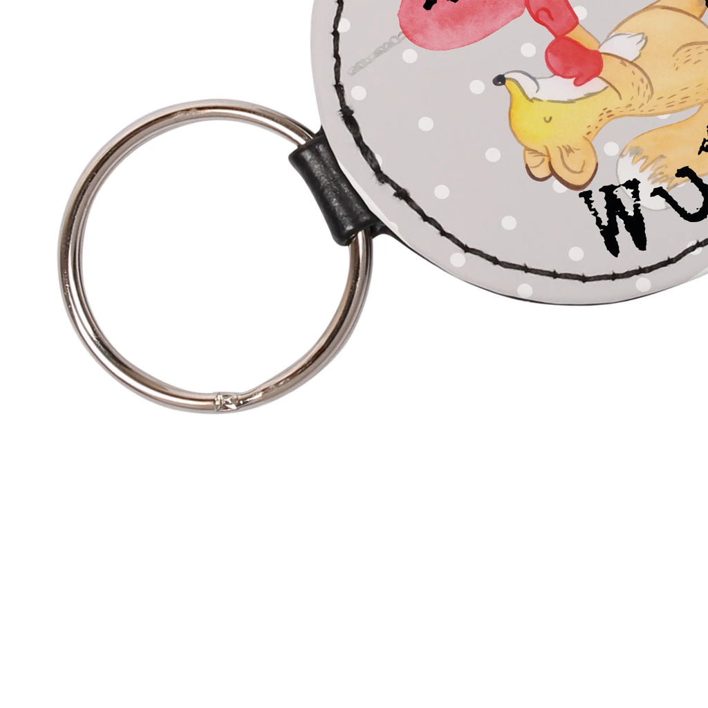 Personalised key ring Fox boxing Gift, sport, hobby, giving, thank you, award, profit, athlete, boxing training, boxing, boxing match