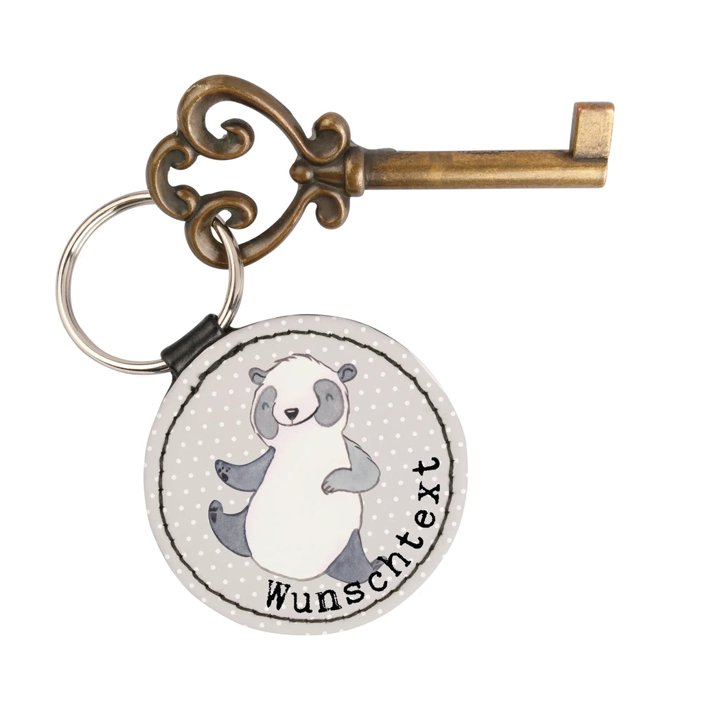 Personalised key ring panda martial arts Gift, sport, hobby, giving, thank you, award, profit, athlete, martial arts, self defense, Martial arts