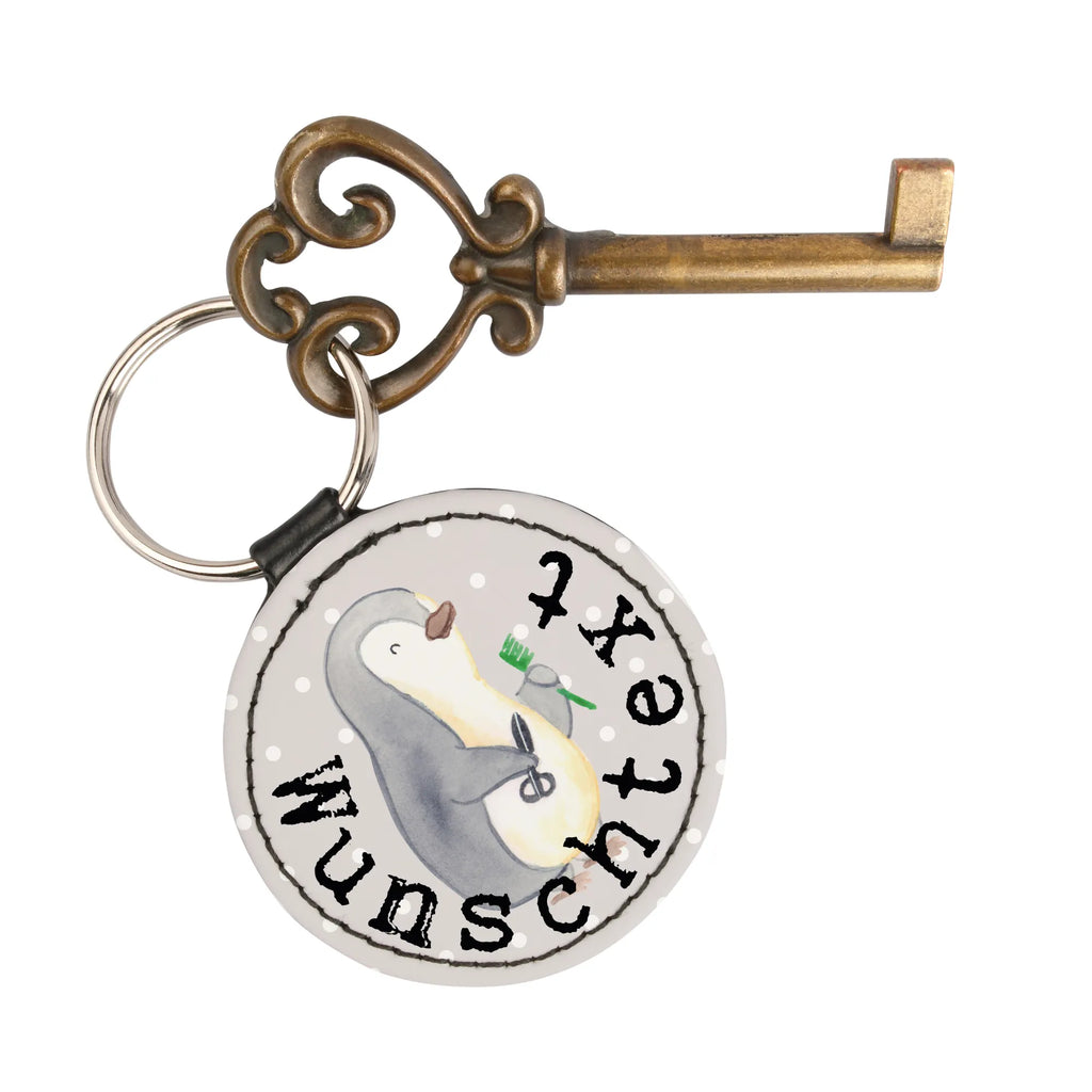 Personalizowany brelok do kluczy fryzjer Serce Zawód, Wykształcenie, Jubileusz, Pożegnanie, Emerytura, Kolega, Koleżanka, Prezent, Dawać, Pracownik, Współpracownik, Firma, Dziękuję, Dziękuję bardzo