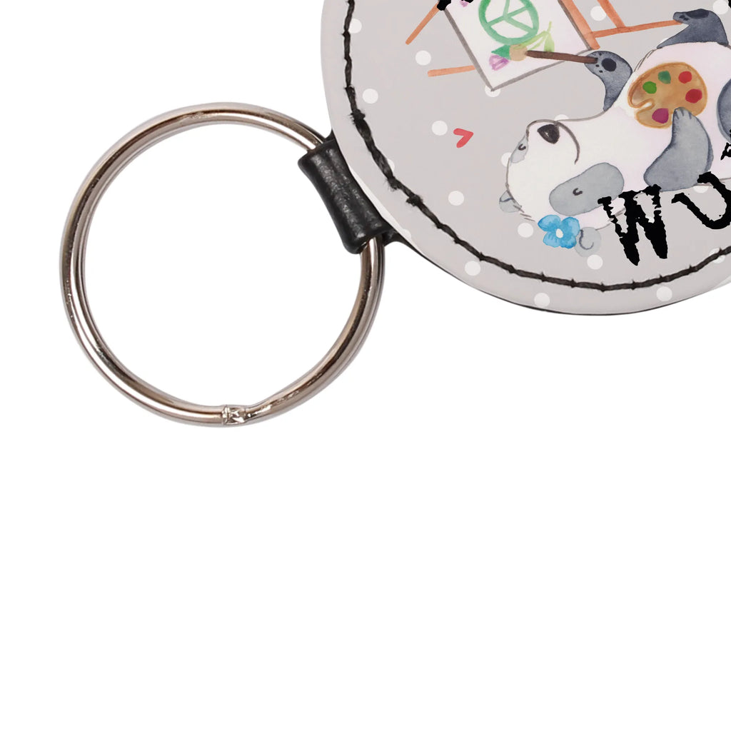 Personalised key ring female artist Heart gift, gift idea, best, farewell gift, passing exam, anniversary, retirement, promotion, job start, sayings, funny, profession