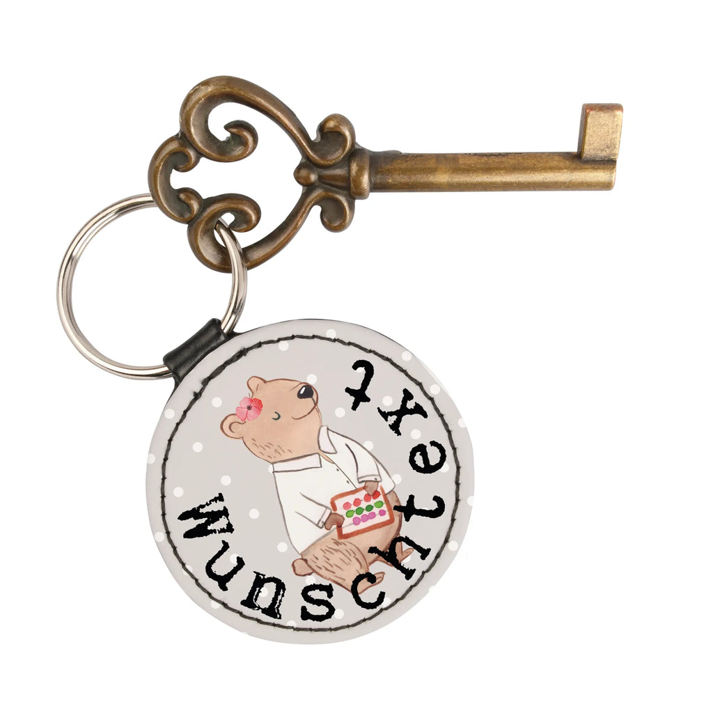 Personalizowany brelok do kluczy specjalistka bankowa serce Zawód, Wykształcenie, Jubileusz, Pożegnanie, Emerytura, Kolega, Koleżanka, Prezent, Dawać, Pracownik, Współpracownik, Firma, Dziękuję, Dziękuję bardzo