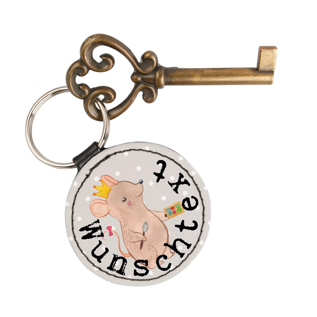 Personalizowany brelok do kluczy Makijażystka serce Zawód, Wykształcenie, Jubileusz, Pożegnanie, Emerytura, Kolega, Koleżanka, Prezent, Dawać, Pracownik, Współpracownik, Firma, Dziękuję, Dziękuję bardzo