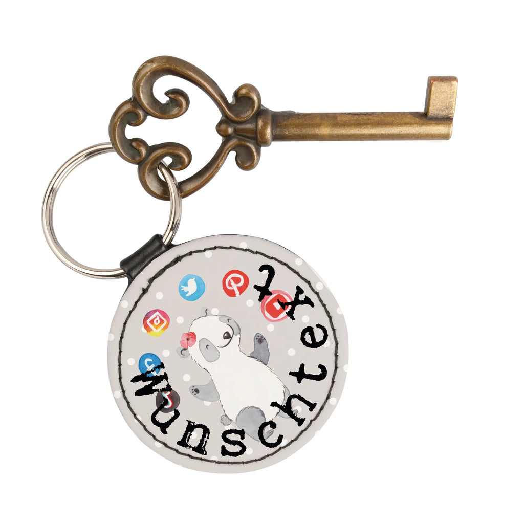 Personalizowany brelok do kluczy Menedżer treści serce Zawód, Wykształcenie, Jubileusz, Pożegnanie, Emerytura, Kolega, Koleżanka, Prezent, Dawać, Pracownik, Współpracownik, Firma, Dziękuję, Dziękuję bardzo