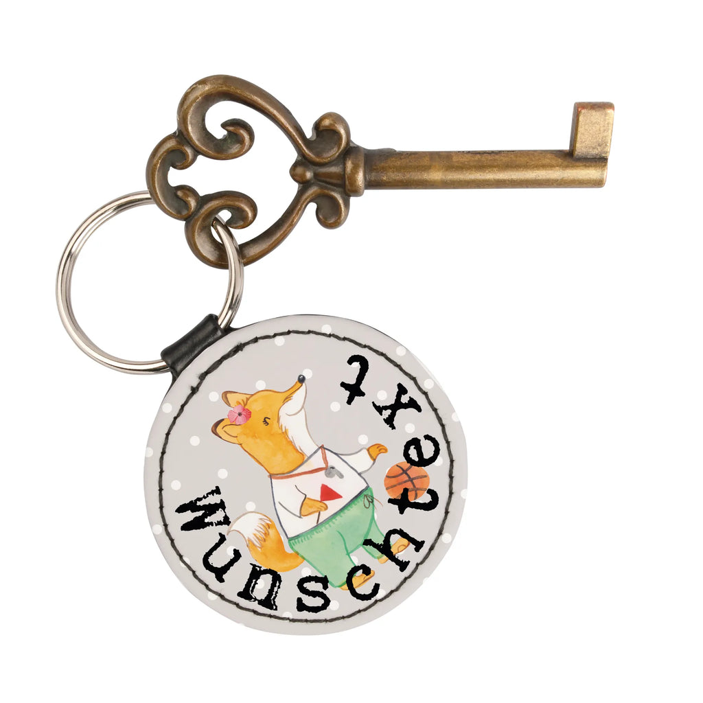 Personalizowany brelok do kluczy trenerka koszykówki serce Zawód, Wykształcenie, Jubileusz, Pożegnanie, Emerytura, Kolega, Koleżanka, Prezent, Dawać, Pracownik, Współpracownik, Firma, Dziękuję, Dziękuję bardzo