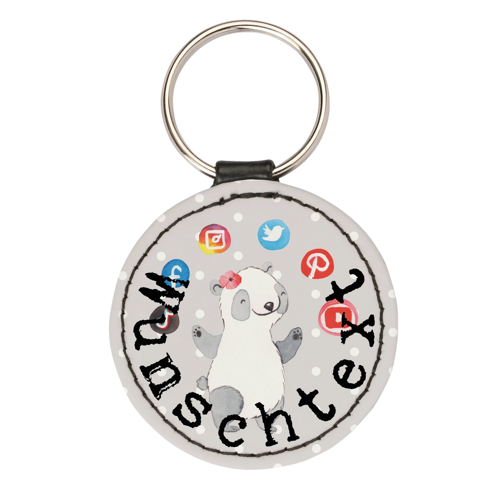 Personalised key ring Social Media Manager heart gift, gift idea, best, farewell gift, passing exam, anniversary, retirement, promotion, job start, sayings, funny, profession