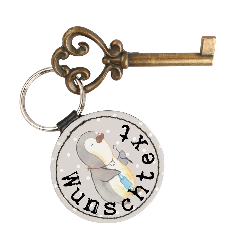 Personalizowany brelok do kluczy Asystent stomatologiczny serce Zawód, Wykształcenie, Jubileusz, Pożegnanie, Emerytura, Kolega, Koleżanka, Prezent, Dawać, Pracownik, Współpracownik, Firma, Dziękuję, Dziękuję bardzo