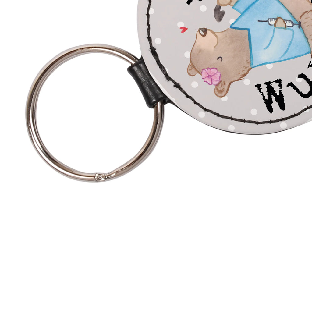 Personalizowany brelok do kluczy asystentka lekarza serce Zawód, Wykształcenie, Jubileusz, Pożegnanie, Emerytura, Kolega, Koleżanka, Prezent, Dawać, Pracownik, Współpracownik, Firma, Dziękuję, Dziękuję bardzo