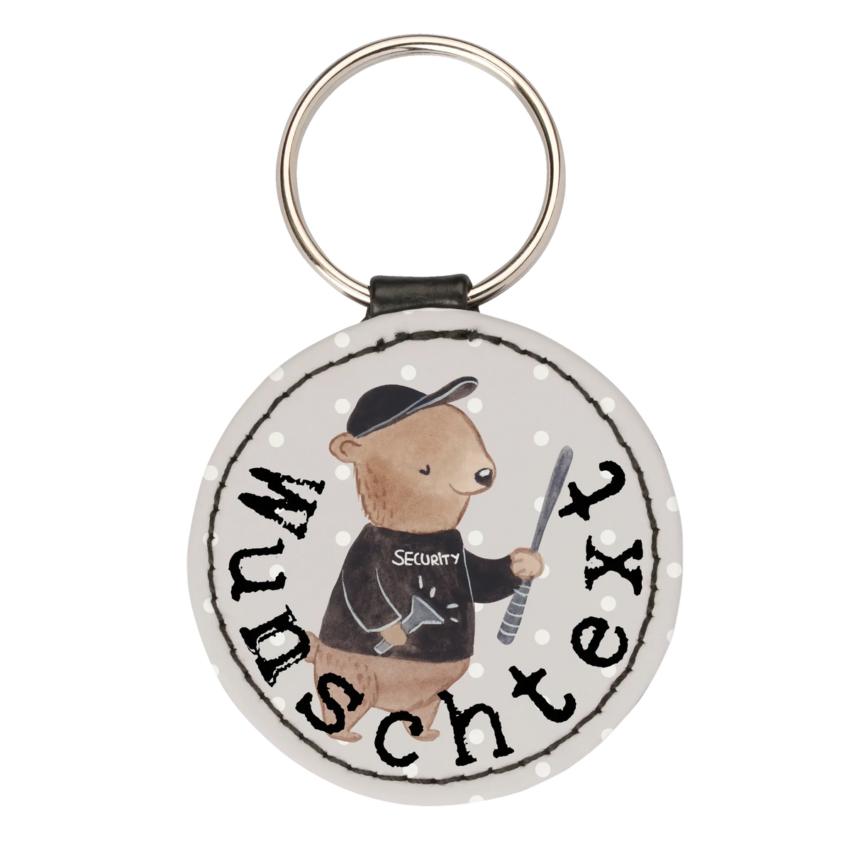 Personalised key ring Security Guard Heart gift, gift idea, best, farewell gift, passing exam, anniversary, retirement, promotion, job start, sayings, funny, profession