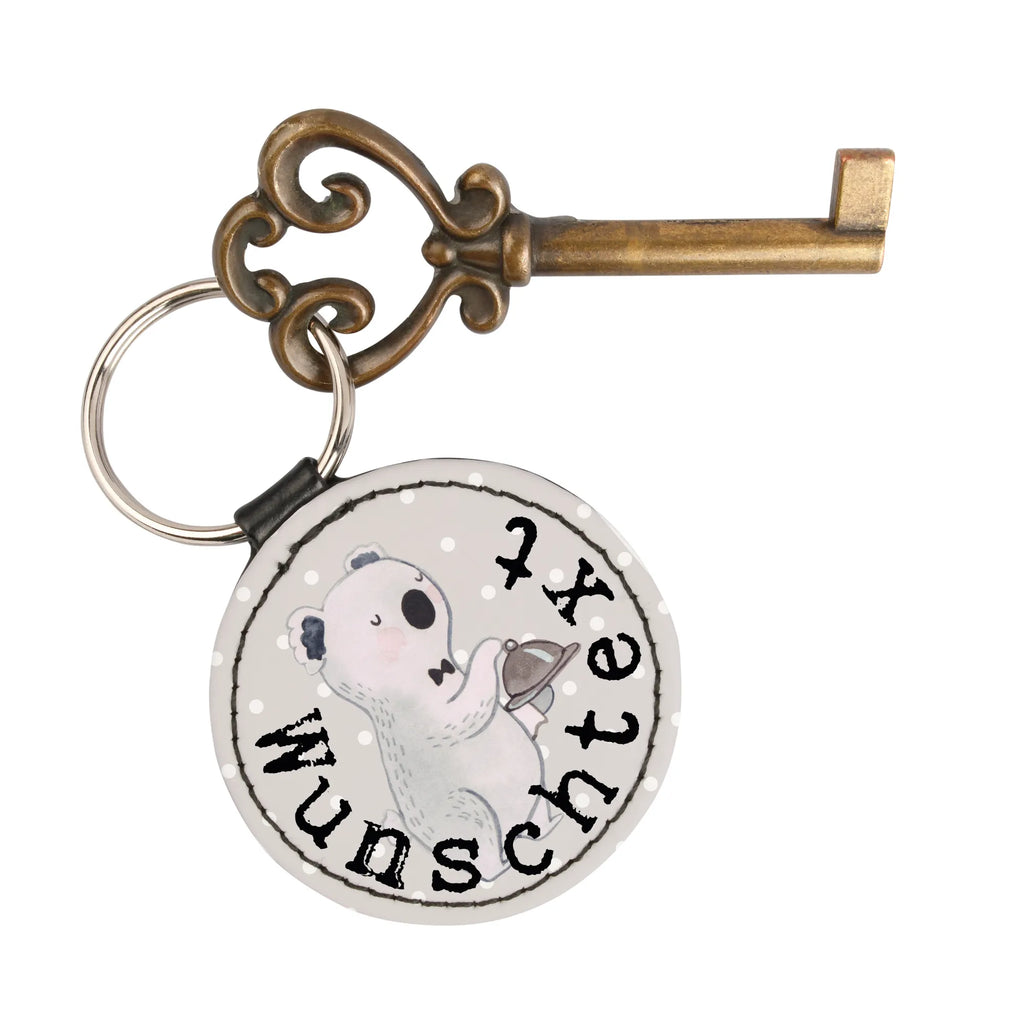 Personalizowany brelok do kluczy kelner serce Zawód, Wykształcenie, Jubileusz, Pożegnanie, Emerytura, Kolega, Koleżanka, Prezent, Dawać, Pracownik, Współpracownik, Firma, Dziękuję, Dziękuję bardzo