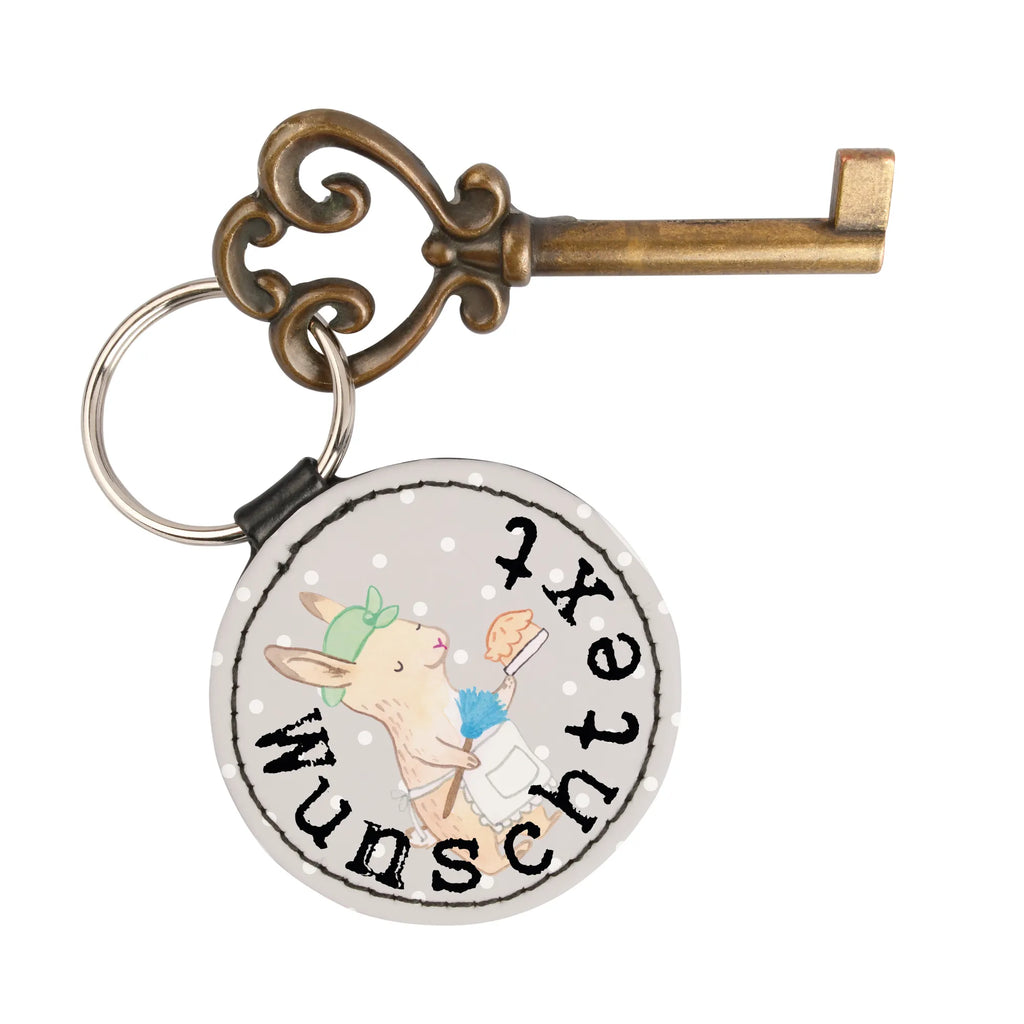 Personalised key ring household helper Heart gift, gift idea, best, farewell gift, passing exam, anniversary, retirement, promotion, job start, sayings, funny, profession