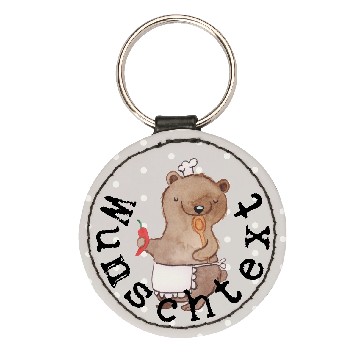 Personalizowany brelok do kluczy piekarz pizzy serce Zawód, Wykształcenie, Jubileusz, Pożegnanie, Emerytura, Kolega, Koleżanka, Prezent, Dawać, Pracownik, Współpracownik, Firma, Dziękuję, Dziękuję bardzo