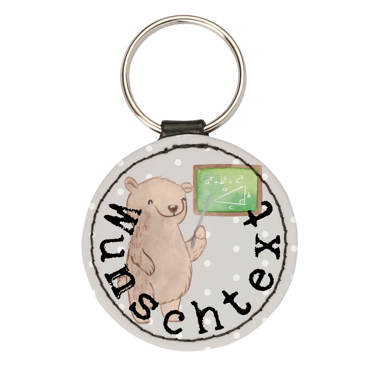 Personalised key ring mathematician heart gift, gift idea, best, farewell gift, passing exam, anniversary, retirement, promotion, job start, sayings, funny, profession