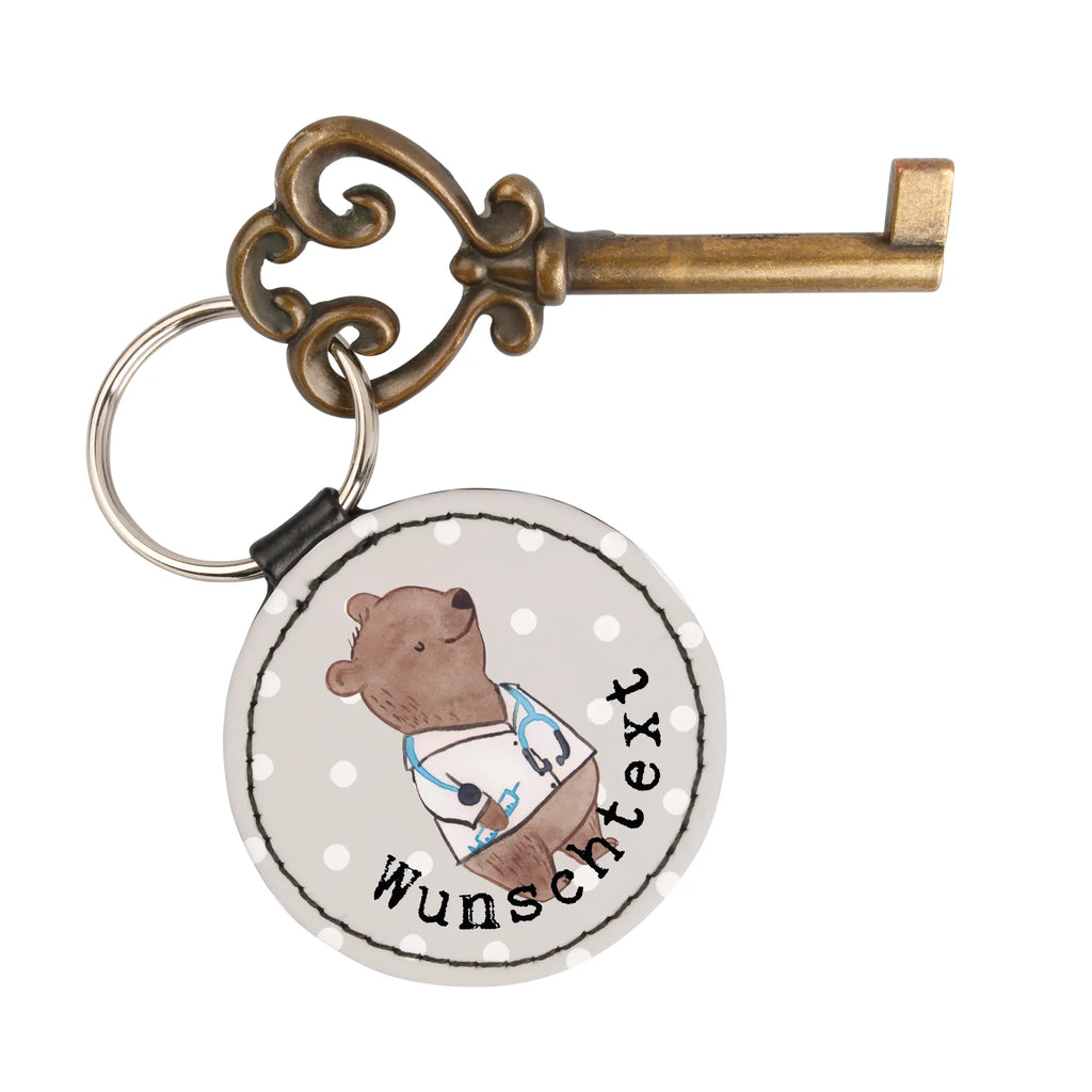 Personalizowany brelok do kluczy lekarz serce Zawód, Wykształcenie, Jubileusz, Pożegnanie, Emerytura, Kolega, Koleżanka, Prezent, Dawać, Pracownik, Współpracownik, Firma, Dziękuję, Dziękuję bardzo