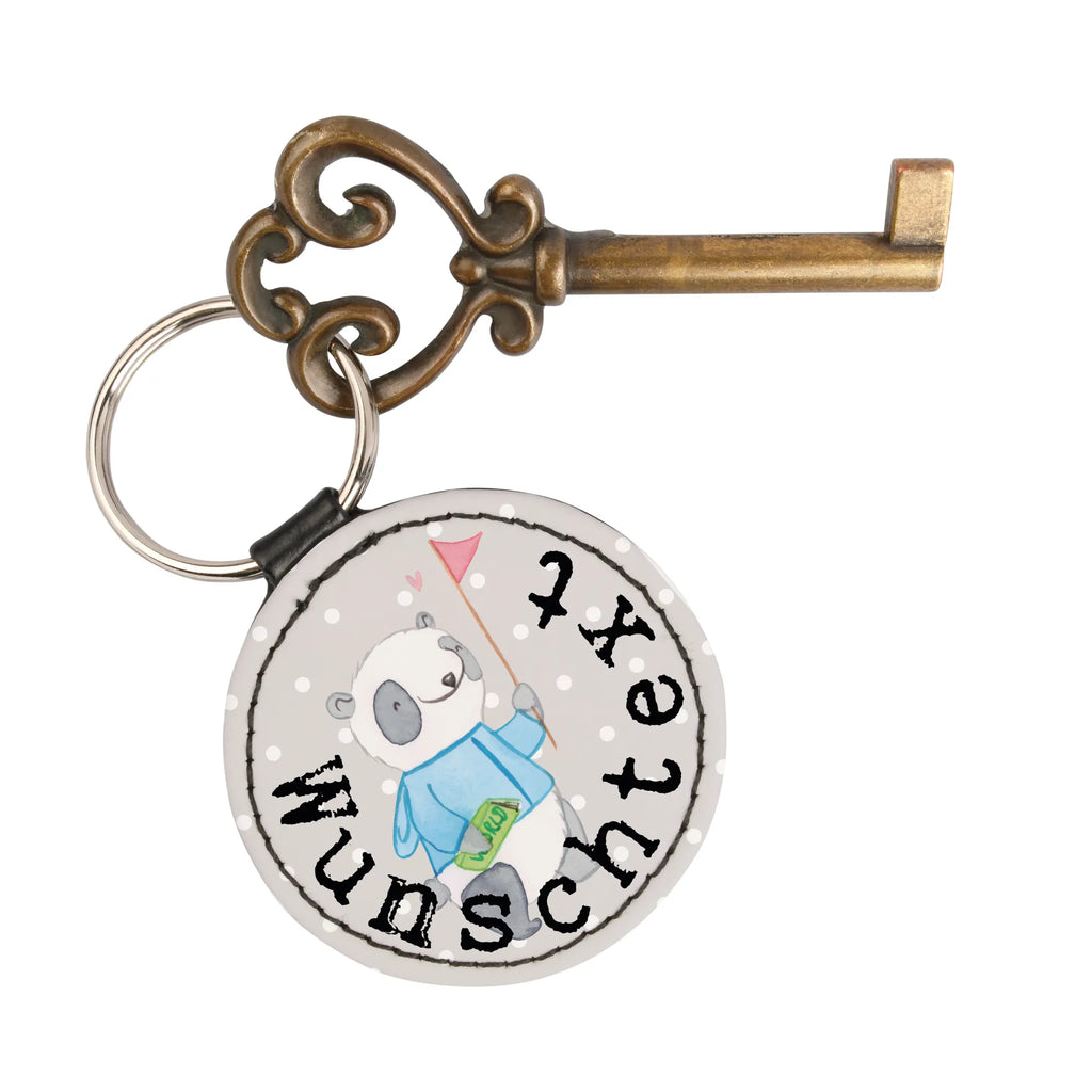 Personalised key ring Tour guide Heart gift, gift idea, best, farewell gift, passing exam, anniversary, retirement, promotion, job start, sayings, funny, profession