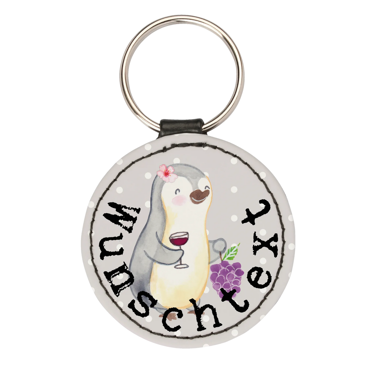 Personalised key ring female winemaker Heart gift, gift idea, best, farewell gift, passing exam, anniversary, retirement, promotion, job start, sayings, funny, profession